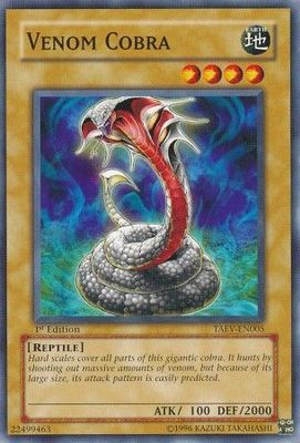Venom Cobra - TAEV-EN005 - Common 1st Edition Tactical Evolution [TAEV] 1st Edition Singles