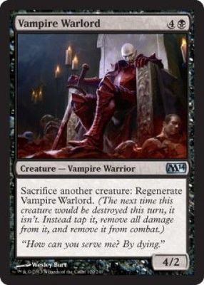 Vampire Warlord 120/249 - Magic 2014 (M14) Singles
