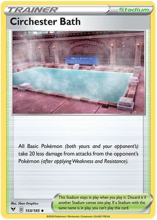 Circhester Bath - 150/185 - Uncommon Sword &amp; Shield: Vivid Voltage Singles (Español)