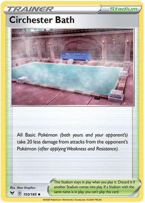 Circhester Bath - 150/185 - Uncommon Sword &amp; Shield: Vivid Voltage Singles (Español)