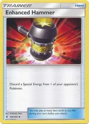 Enhanced Hammer - 124/145 - Uncommon Sun &amp; Moon: Guardians Rising Singles (Español)