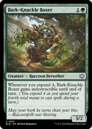 Bark-Knuckle Boxer 164 Bloomburrow Singles