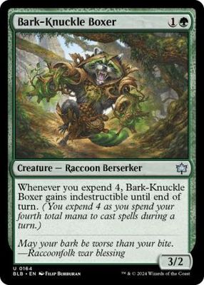 Bark-Knuckle Boxer 164 Bloomburrow Singles