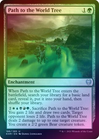 Path to the World Tree 186/285 - Foil Kaldheim Foil Singles