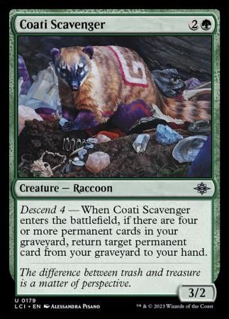Coati Scavenger 0179 The Lost Caverns of Ixalan Singles (Español)