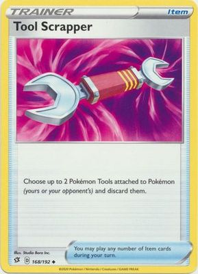 Tool Scrapper - 168/192 - Uncommon Sword &amp; Shield: Rebel Clash Singles