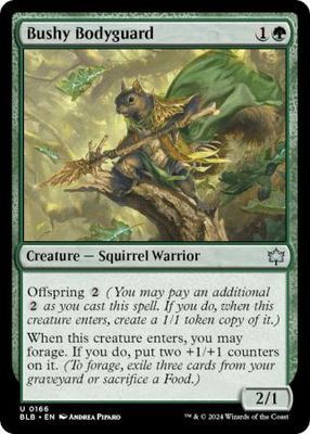 Bushy Bodyguard 166 Bloomburrow Singles
