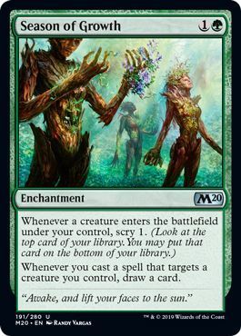 Season of Growth 191/280 Magic 2020 (M20) Singles