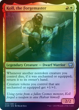 Koll, the Forgemaster 220/285 - Foil Kaldheim Foil Singles