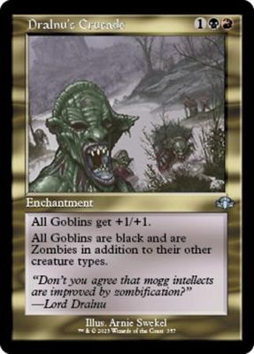 Dralnu&#39;s Crusade 357 - Retro Frame Dominaria Remastered Collector Booster Singles