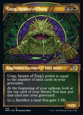Uurg, Spawn of Turg 324 - Showcase Stained Glass Dominaria United Collector Booster Singles