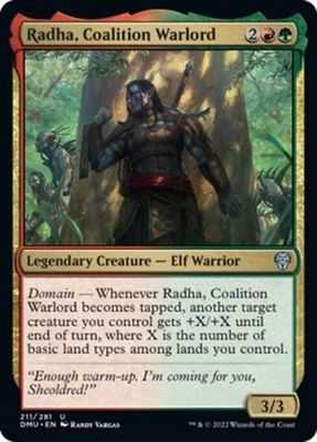Radha, Coalition Warlord 211/281 Dominaria United Singles