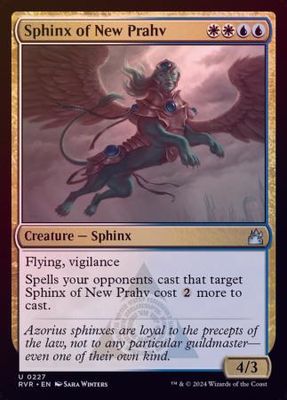 Sphinx of New Prahv 0227 - Foil Ravnica Remastered Foil Singles