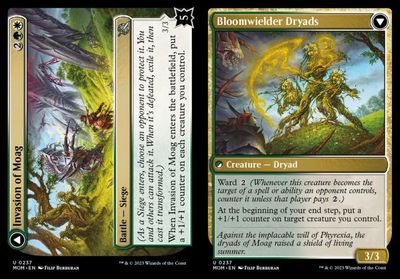 Invasion of Moag // Bloomwielder Dryads 0237 March of the Machine Singles