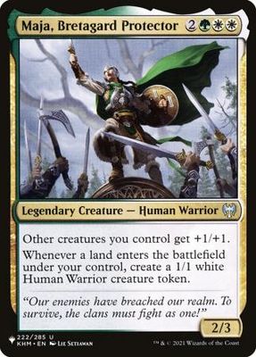 Maja, Bretagard Protector 222/285 - The List The List Singles