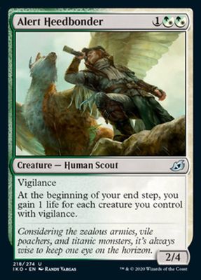 Alert Heedbonder 218/274 Ikoria: Lair of Behemoths Singles