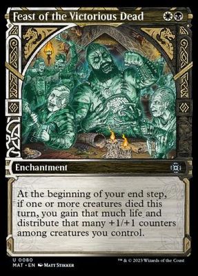 Feast of the Victorious Dead 0080 Showcase MOM: The Aftermath Collector Booster Singles