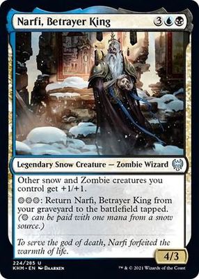 Narfi, Betrayer King 224/285 Kaldheim Singles