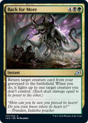 Back for More 177/274 Ikoria: Lair of Behemoths Singles