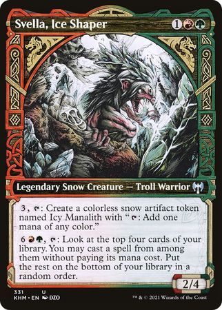 Svella, Ice Shaper 331 - Showcase Kaldheim Collector Booster Singles
