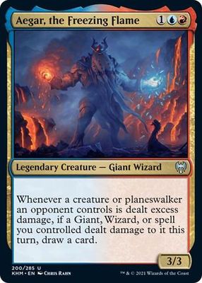 Aegar, the Freezing Flame 200/285 Kaldheim Singles
