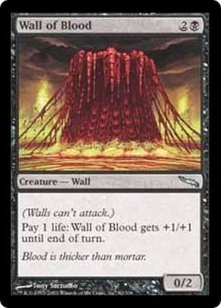 Wall of Blood Mirrodin Singles