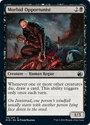 Morbid Opportunist 113/277 Innistrad: Midnight Hunt Singles