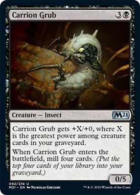 Carrion Grub 092/274 - Magic 2021 (M21) Singles