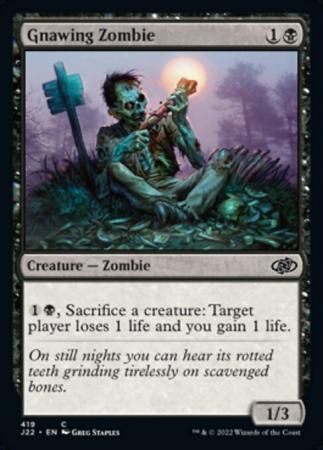 Gnawing Zombie 419 Jumpstart 2022 Singles