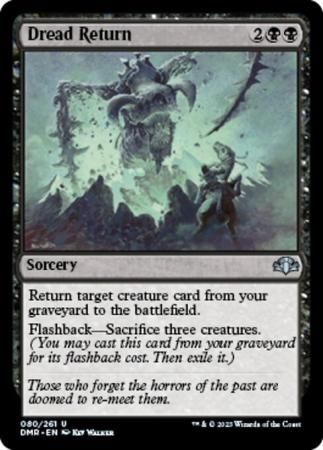 Dread Return 080/261 Dominaria Remastered Singles
