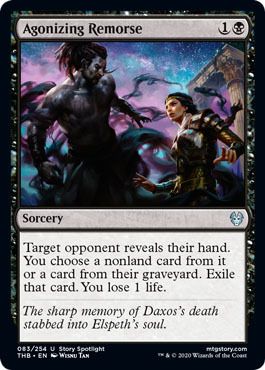 Agonizing Remorse 083/254 - Theros: Beyond Death Singles (Español)
