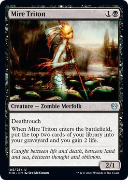 Mire Triton 105/254 - Theros: Beyond Death Singles (Español)