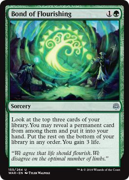 Bond of Flourishing 155/264 War of the Spark Singles