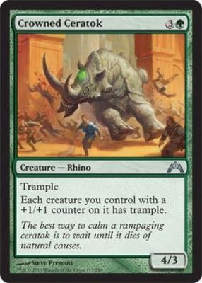 Crowned Ceratok Gatecrash Singles