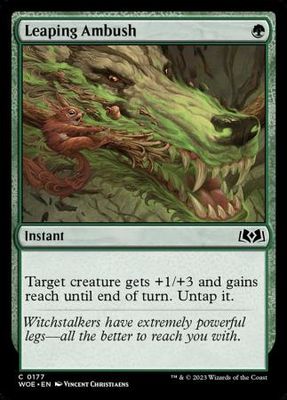 Leaping Ambush 0177 - Wilds of Eldraine Singles