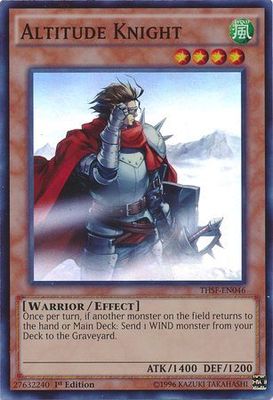 Altitude Knight - THSF-EN046 - Super Rare 1st Edition The Secret Forces (THSF) 1st Edition Singles (italiano)