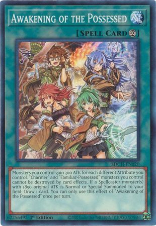 Awakening of the Possessed - SDCH-EN020 - Common 1st Edition Spirit Charmers [SDCH] 1st Edition Singles (espanol)