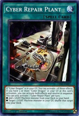 Cyber Repair Plant - LED3-EN021 - Common 1st Edition Legendary Duelists: White Dragon Abyss Singles