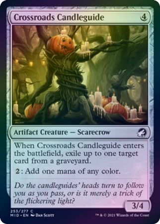 Crossroads Candleguide 253/277 - Foil Innistrad: Midnight Hunt Foil Singles (Español)