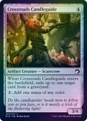 Crossroads Candleguide 253/277 - Foil Innistrad: Midnight Hunt Foil Singles (Español)