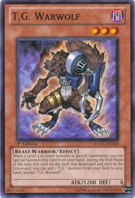 T.G. Warwolf - EXVC-EN020 - Common 1st Edition Extreme Victory 1st Edition Singles