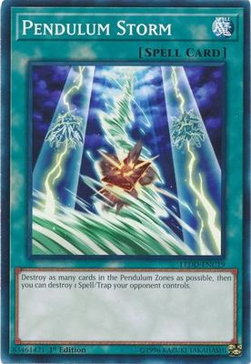 Pendulum Storm - LEDD-ENC19 - Common 1st Edition Legendary Dragon Decks Singles