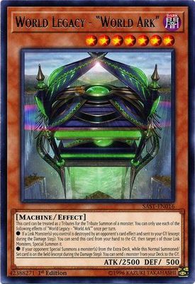 World Legacy - &quot;World Ark&quot; - SAST-EN016 - Rare 1st Edition Savage Strike 1st Edition Singles (espanol)