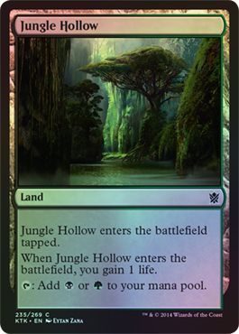 Jungle Hollow 235/269 - Khans of Tarkir  Singles (FOIL)