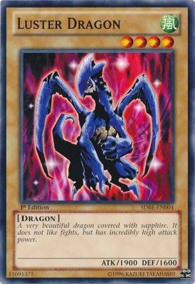 Luster Dragon - SDBE-EN004 - Common 1st Edition Saga of Blue-Eyes White Dragon 1st Edition Singles