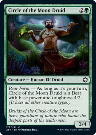 Circle of the Moon Druid 177/281 Adventures in the Forgotten Realms Singles