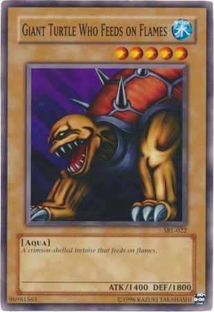 Giant Turtle Who Feeds on Flames - SRL-022 - Common Unlimited Spell Ruler [SRL] Unlimited Singles
