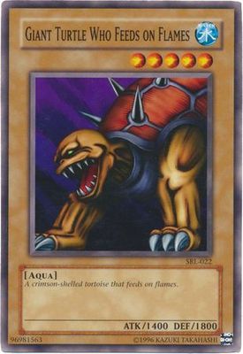 Giant Turtle Who Feeds on Flames - SRL-022 - Common Unlimited Spell Ruler [SRL] Unlimited Singles