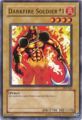 Darkfire Soldier #1 - PSV-043 - Common Unlimited Pharaoh&#39;s Servant [PSV] Unlimited Singles