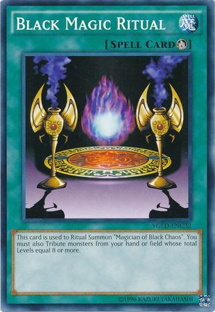 Black Magic Ritual - YGLD-ENC32 - Common Unlimited Yugi&#39;s Gadget Deck Unlimited (YGLD-ENC)